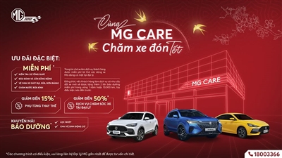 CÙNG MG CARE, CHĂM XE ĐÓN TẾT